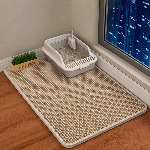 Cat Litter Mat-Advanced Honeycomb Double Layer Design