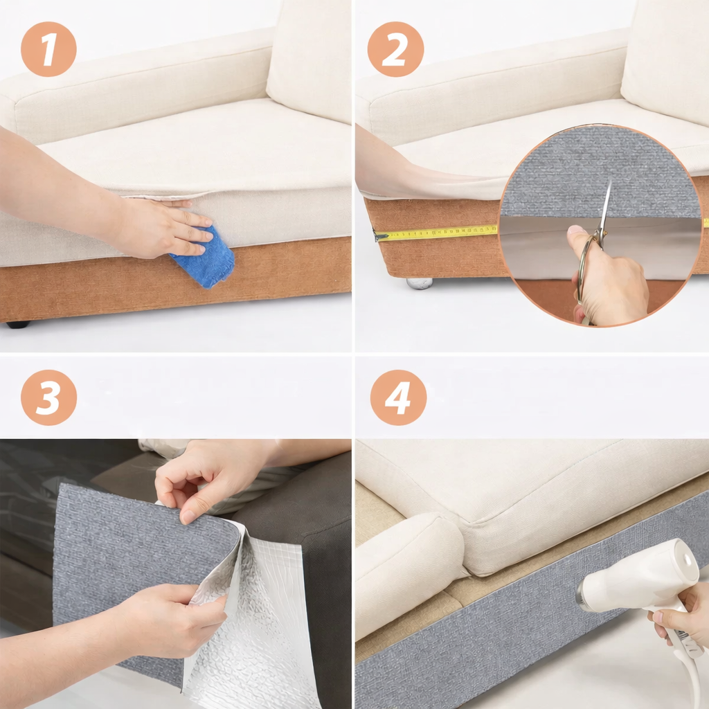 Cat Scratching Mat Self-Adhesive Trimmable Carpet