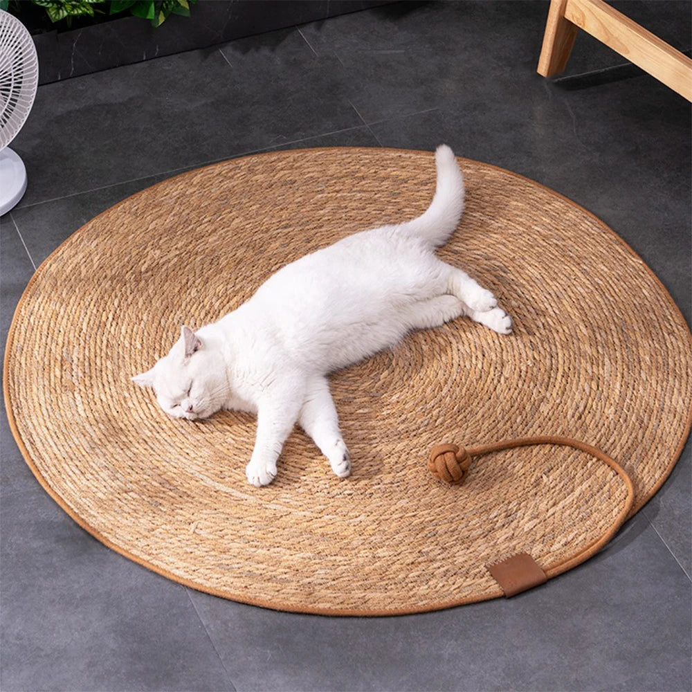 Cat Scratcher Rattan Mat Board