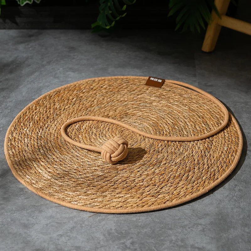 Cat Scratcher Rattan Mat Board