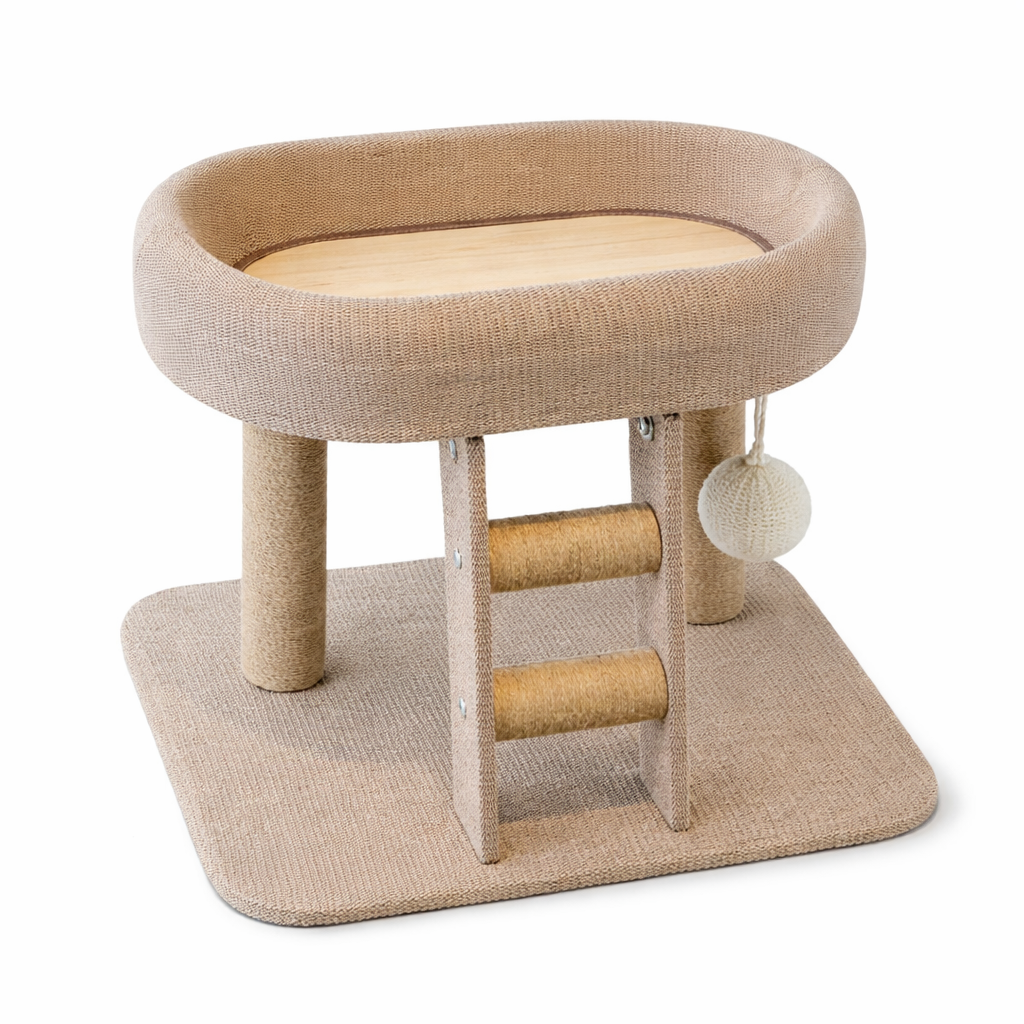 Small Cat Tree Tower with Perch Bed Scratching