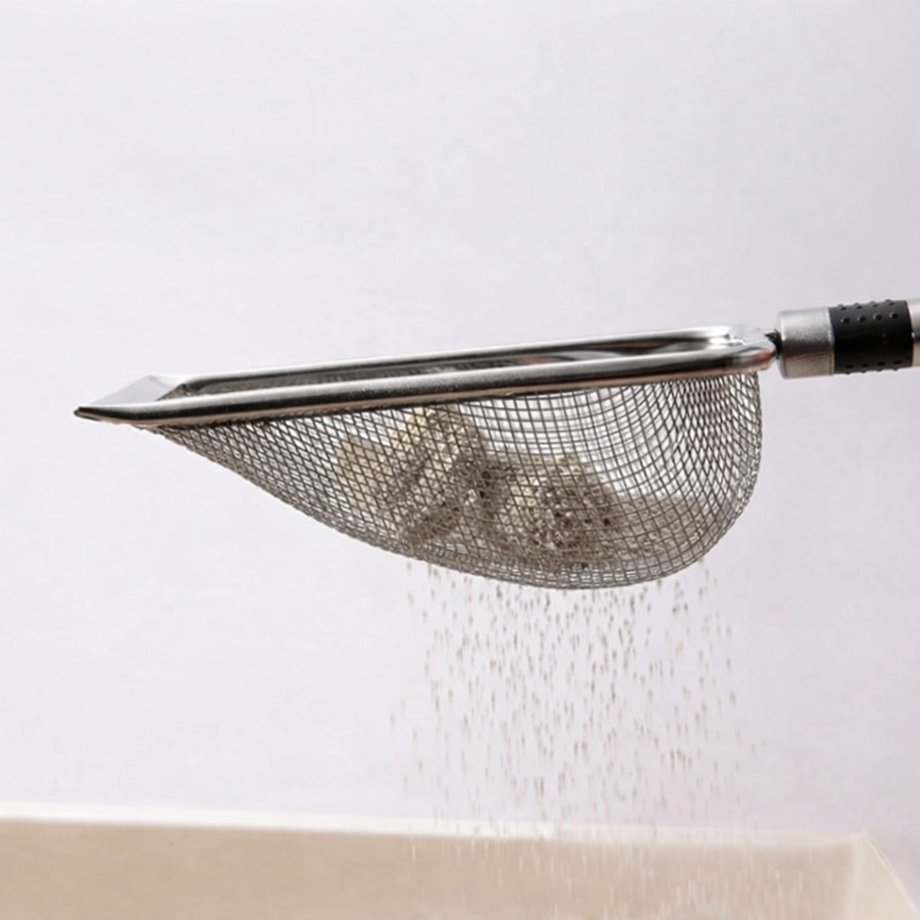 Katzenstreuschaufel aus Edelstahl